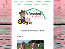 Tablet Screenshot of dunnebackfarm.com